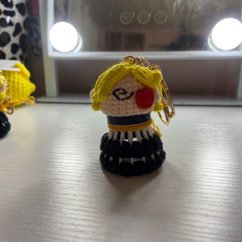 Handmade Crocheted Keychain Sanji One Piece Anime